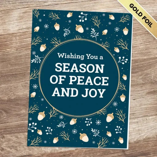 Wishing You Peace & Joy Holiday Card